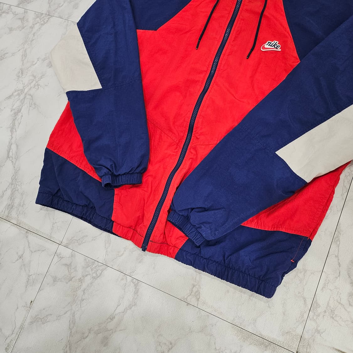 나이키 헤리티지 건담 배색 바람막이XL 상품이미지4