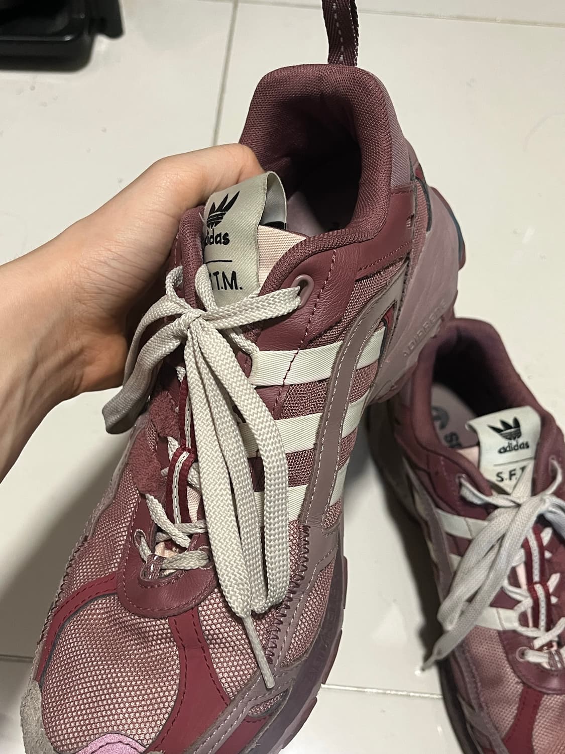 아디다스 송포더뮤트 쉐도우토프 퍼플 버건디 280 상품이미지5