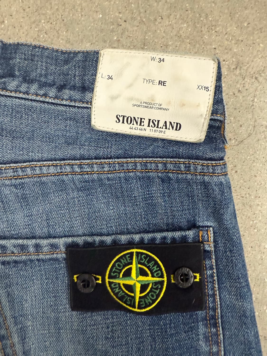 스톤아일랜드 stone island archive 00s denim 상품이미지5