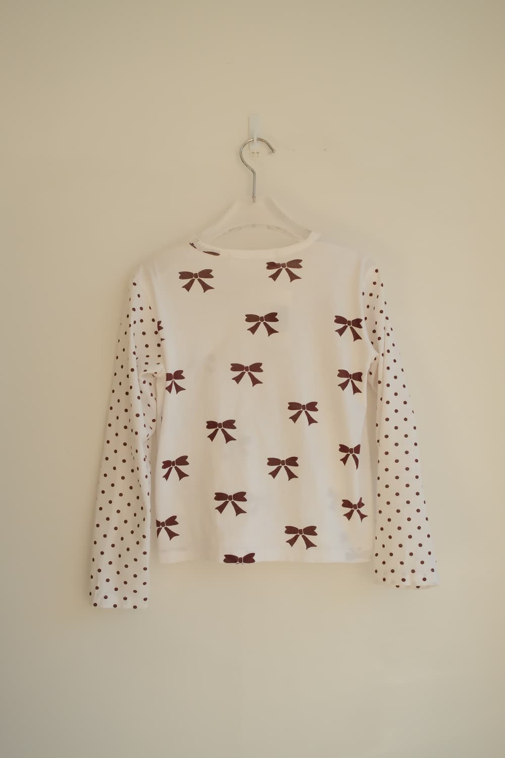 Ribbon & dot long sleeve 상품이미지5