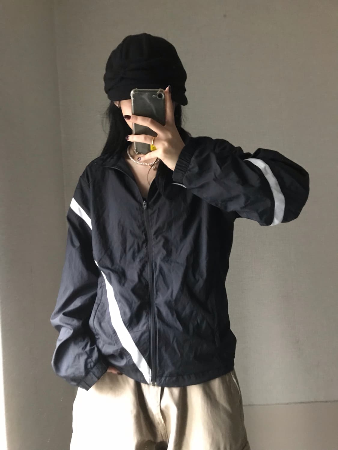 나이키 블랙 바람막이 상품이미지1