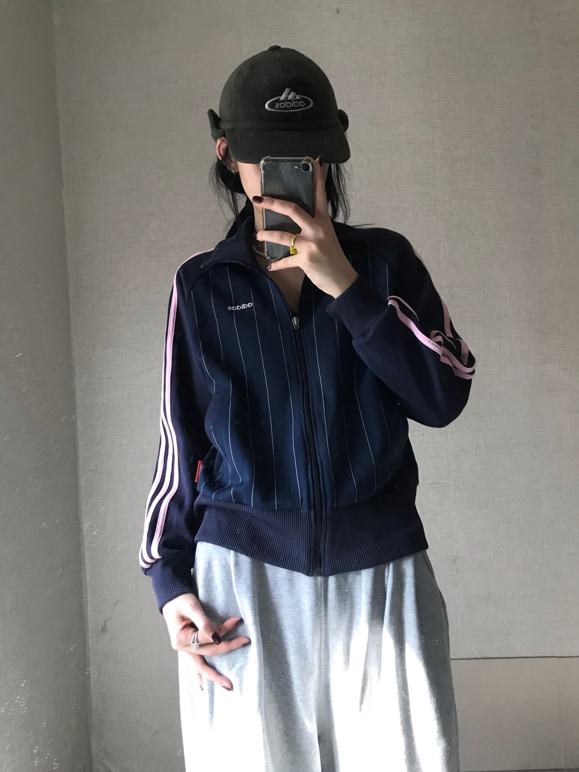아디다스 네이비 핑크 져지 상품이미지3