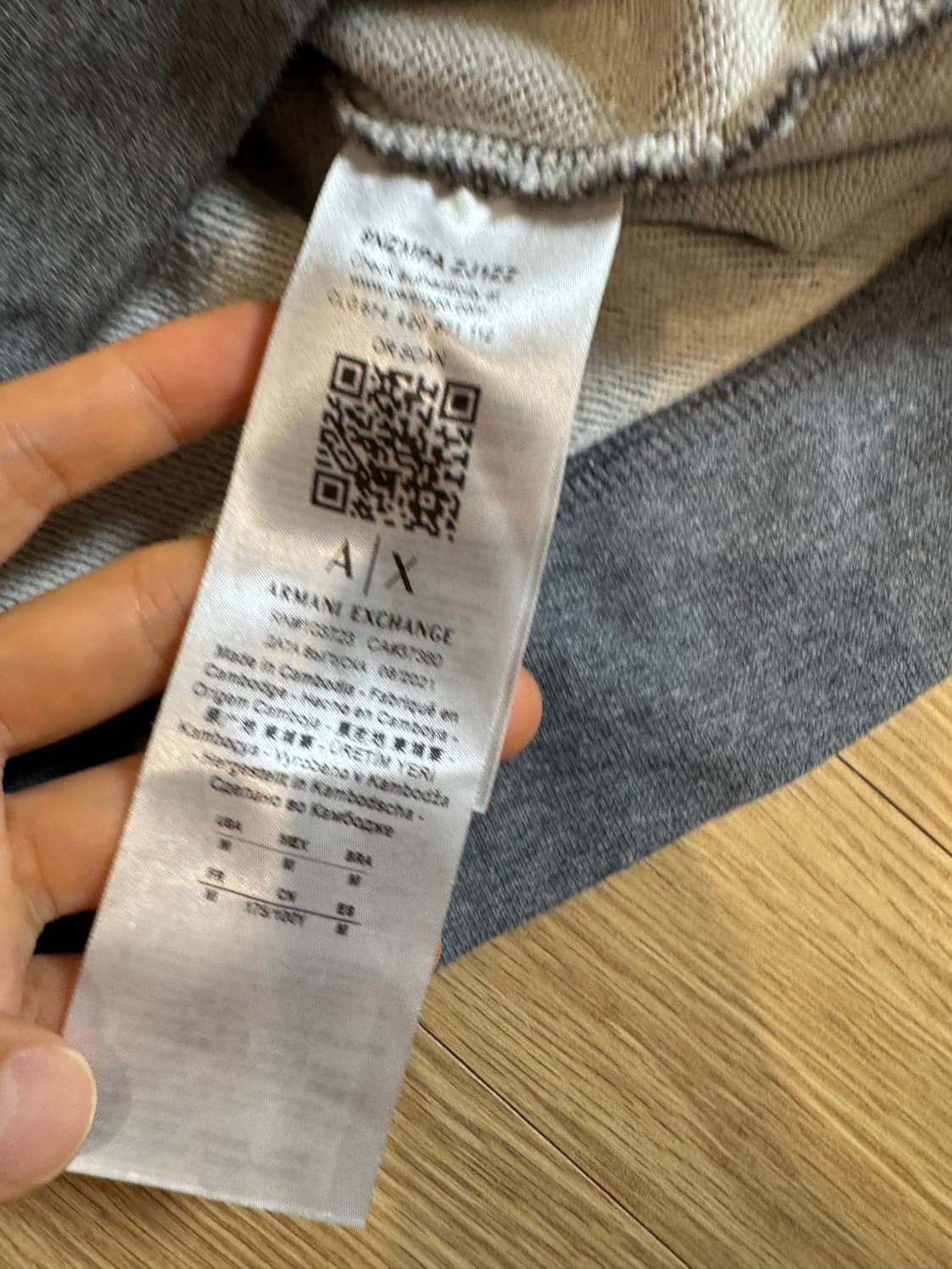 아르마니익스체인지 로고 맨투맨 상품이미지8