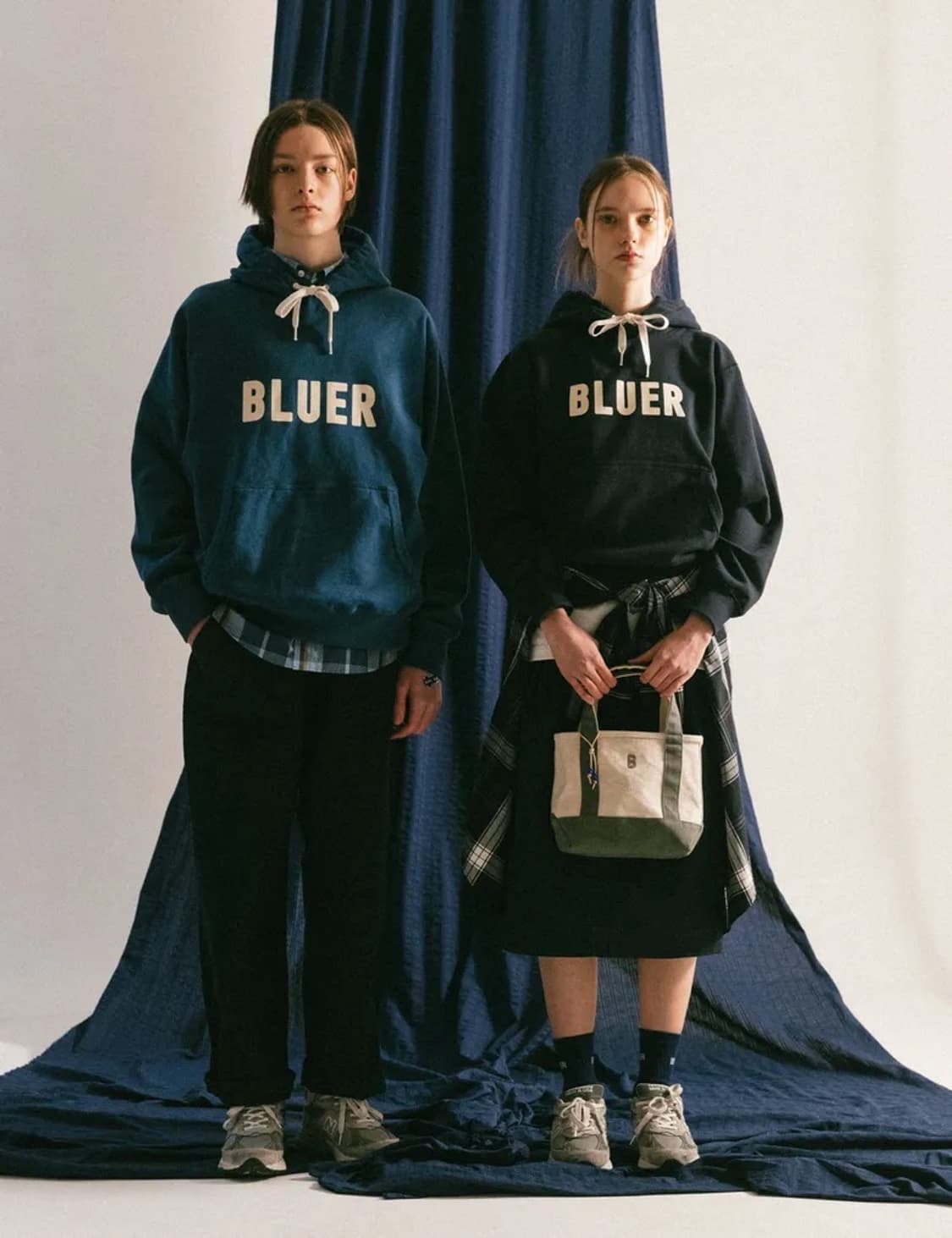 네이머클로딩 후드티 XL BLUER TEAM HOODIE DUSTY BL 상품이미지4