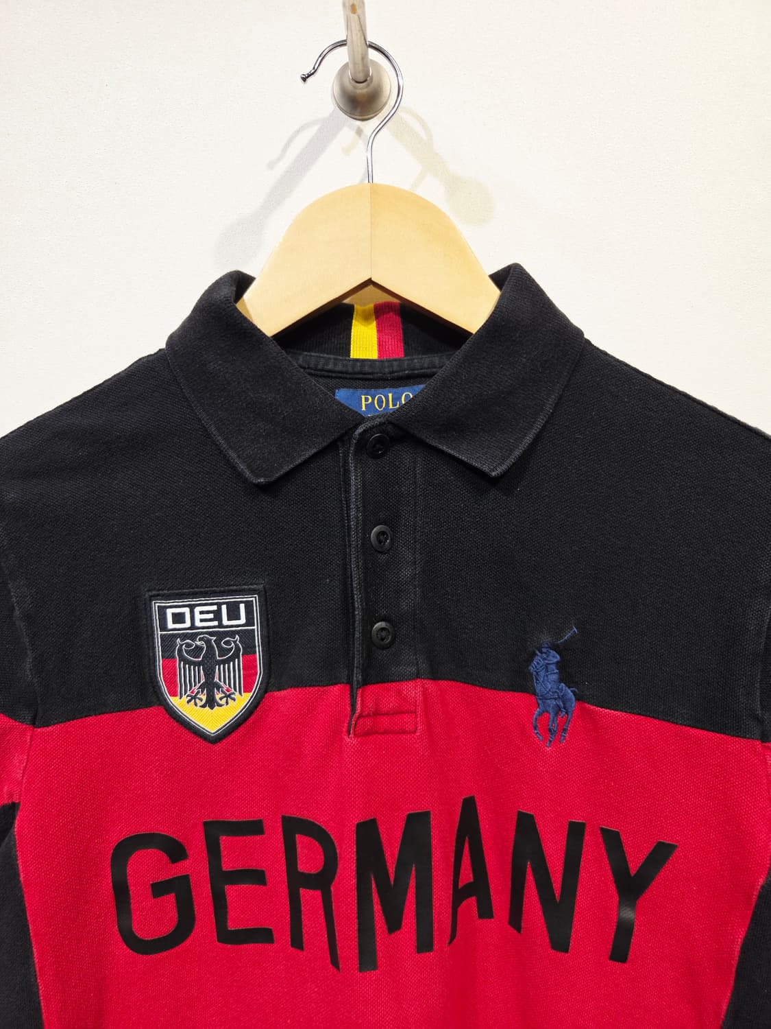 폴로 랄프로렌 독일 에디션 커스텀핏 카라티 상품이미지3