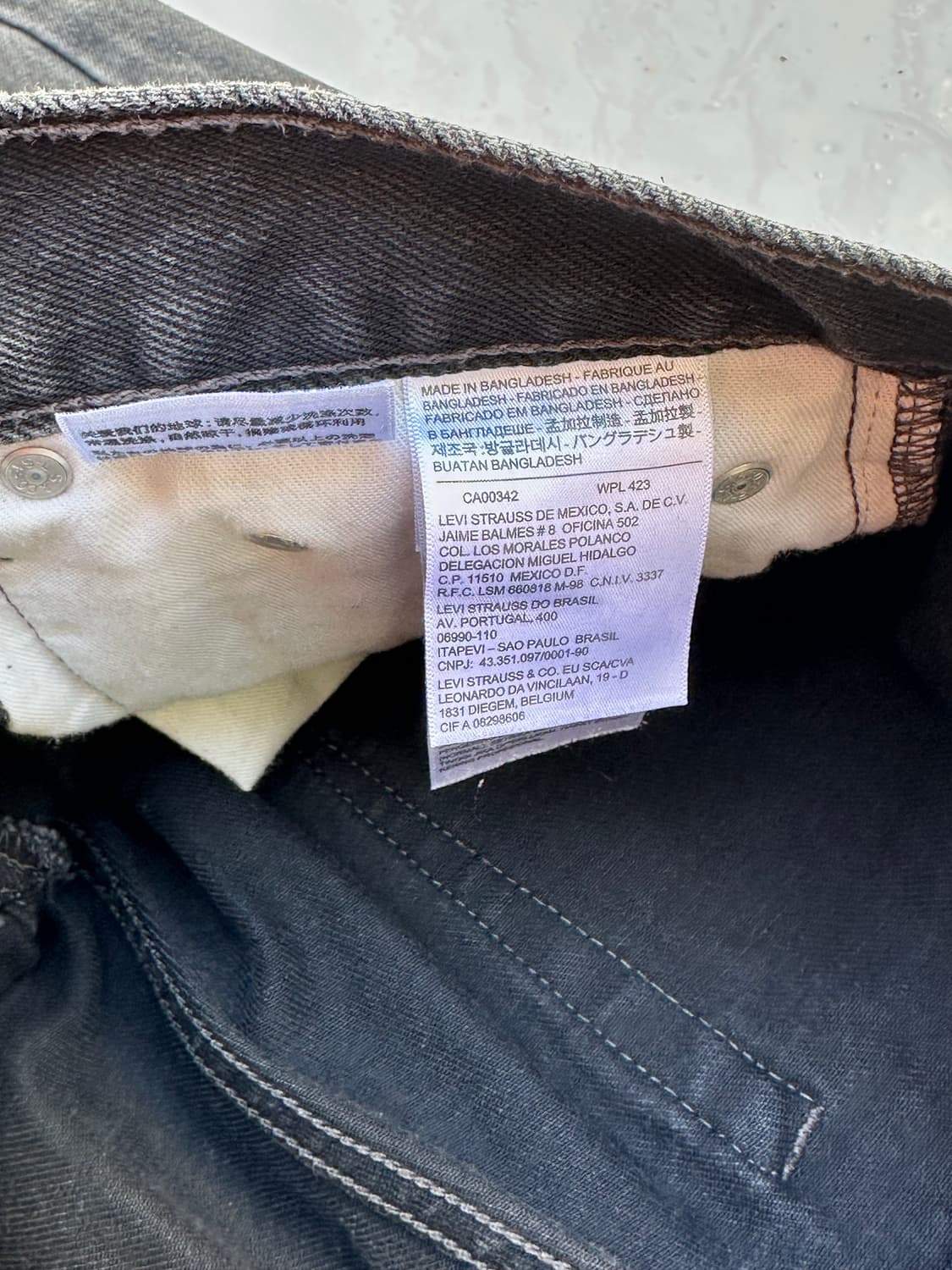 [리바이스] •Levi's 505 Black Denim 상품이미지5