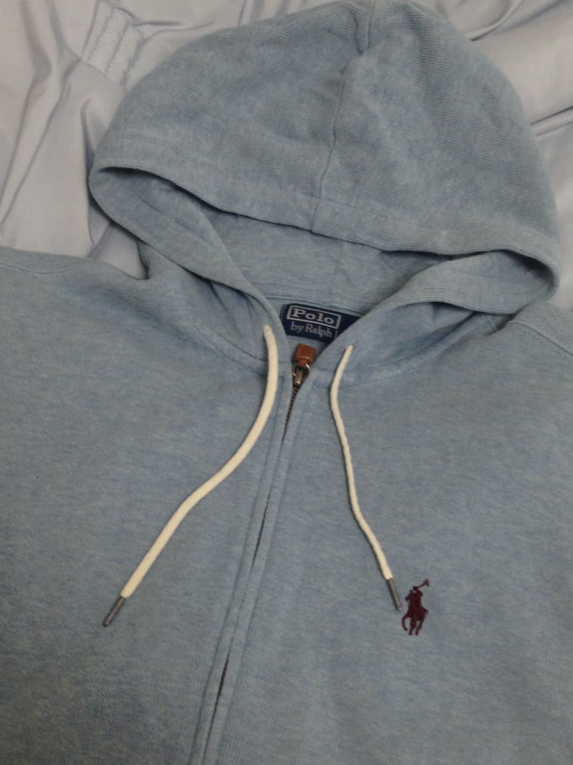 폴로 니트 후드집업 상품이미지1