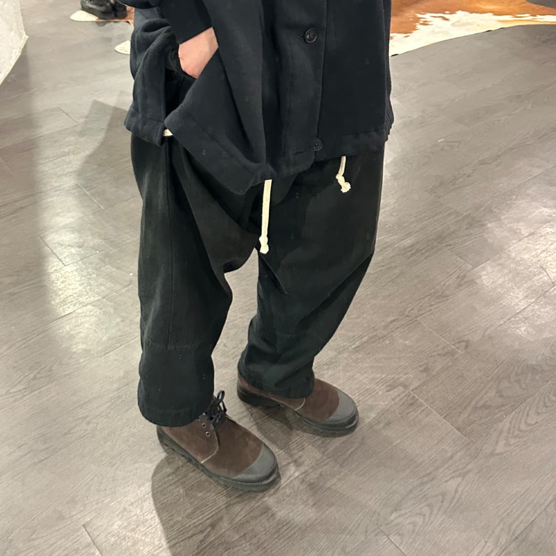 요지야마모토 스웨이드 앵클 부츠 상품이미지5