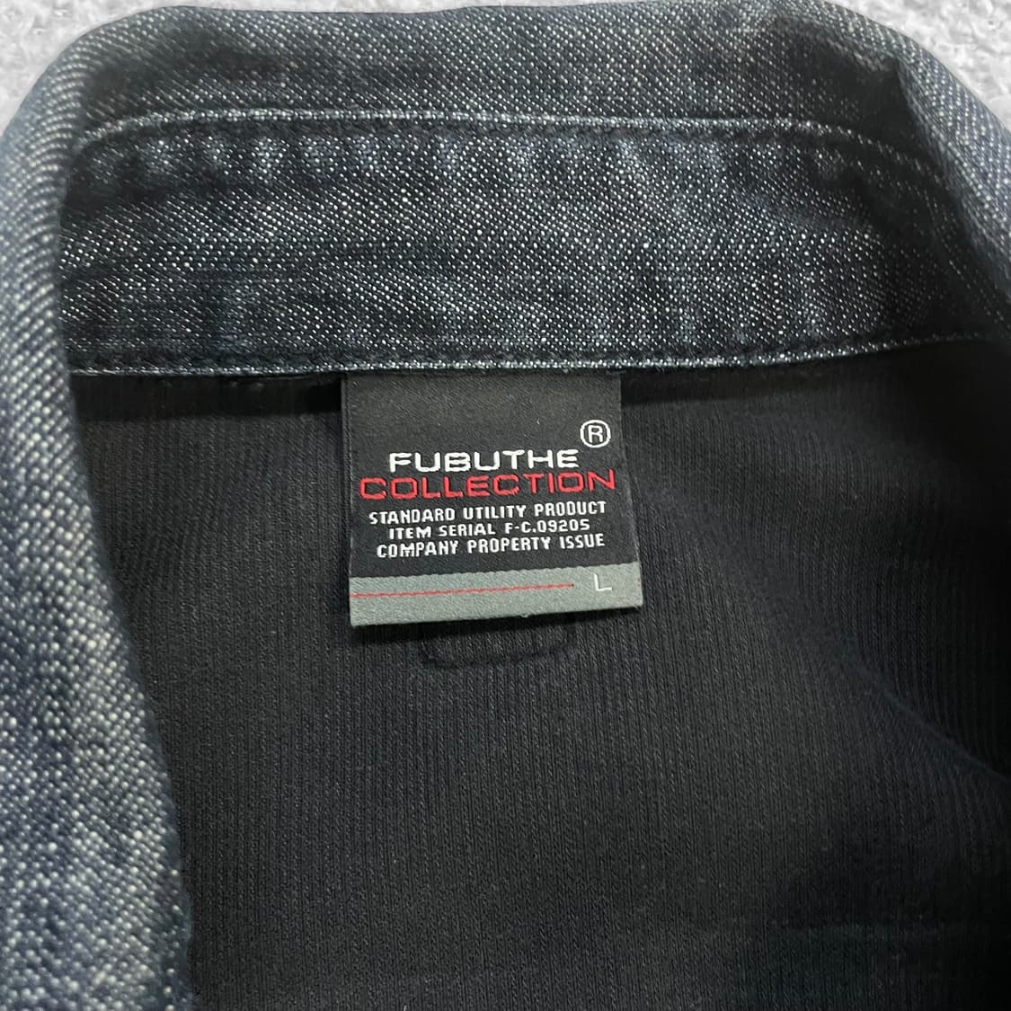 후부 Fubu 배색 투톤 데님 코듀로이 셔츠 상품이미지4