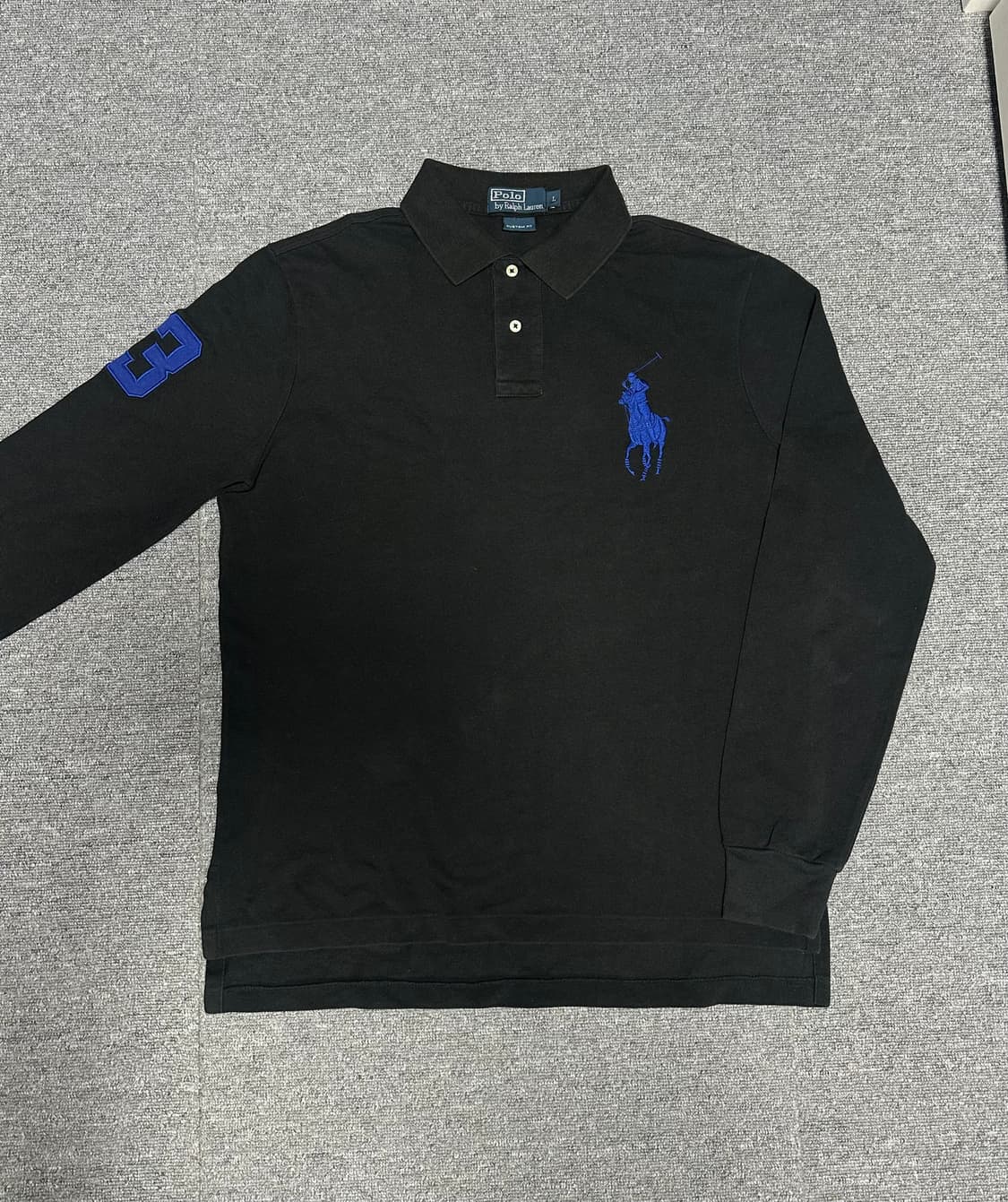 폴로 빅포니 럭비 카라티 블랙 상품이미지1