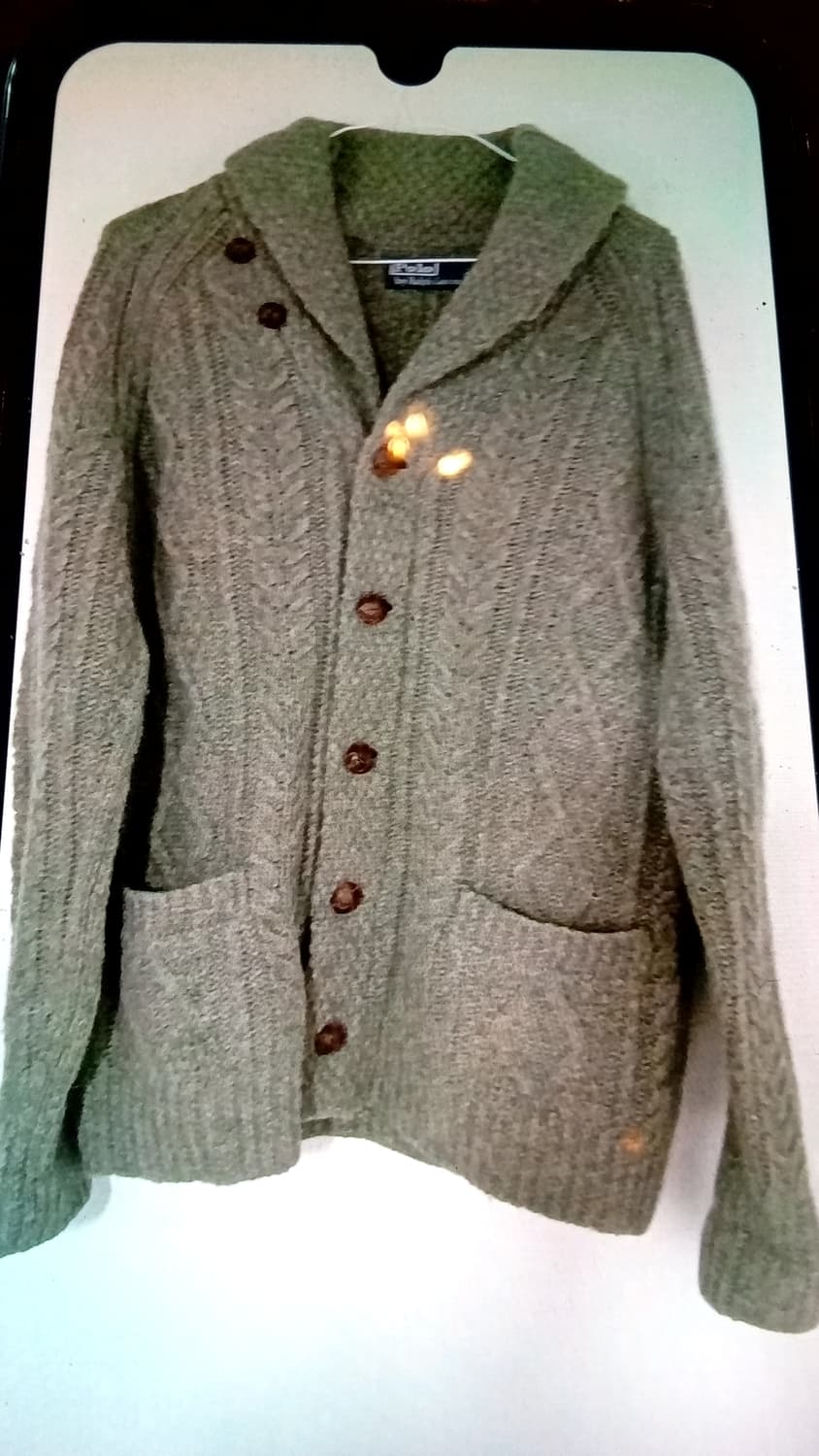 폴로 랄프로렌 솔 거다간 케이블 니트 상품이미지3