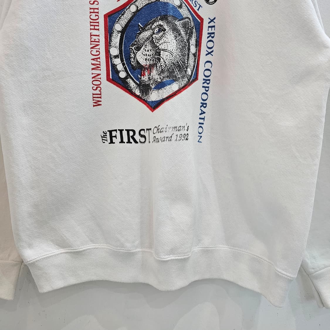 90's Lee USA산 'XEROX X-CATS' 맨투맨 기모 상품이미지3