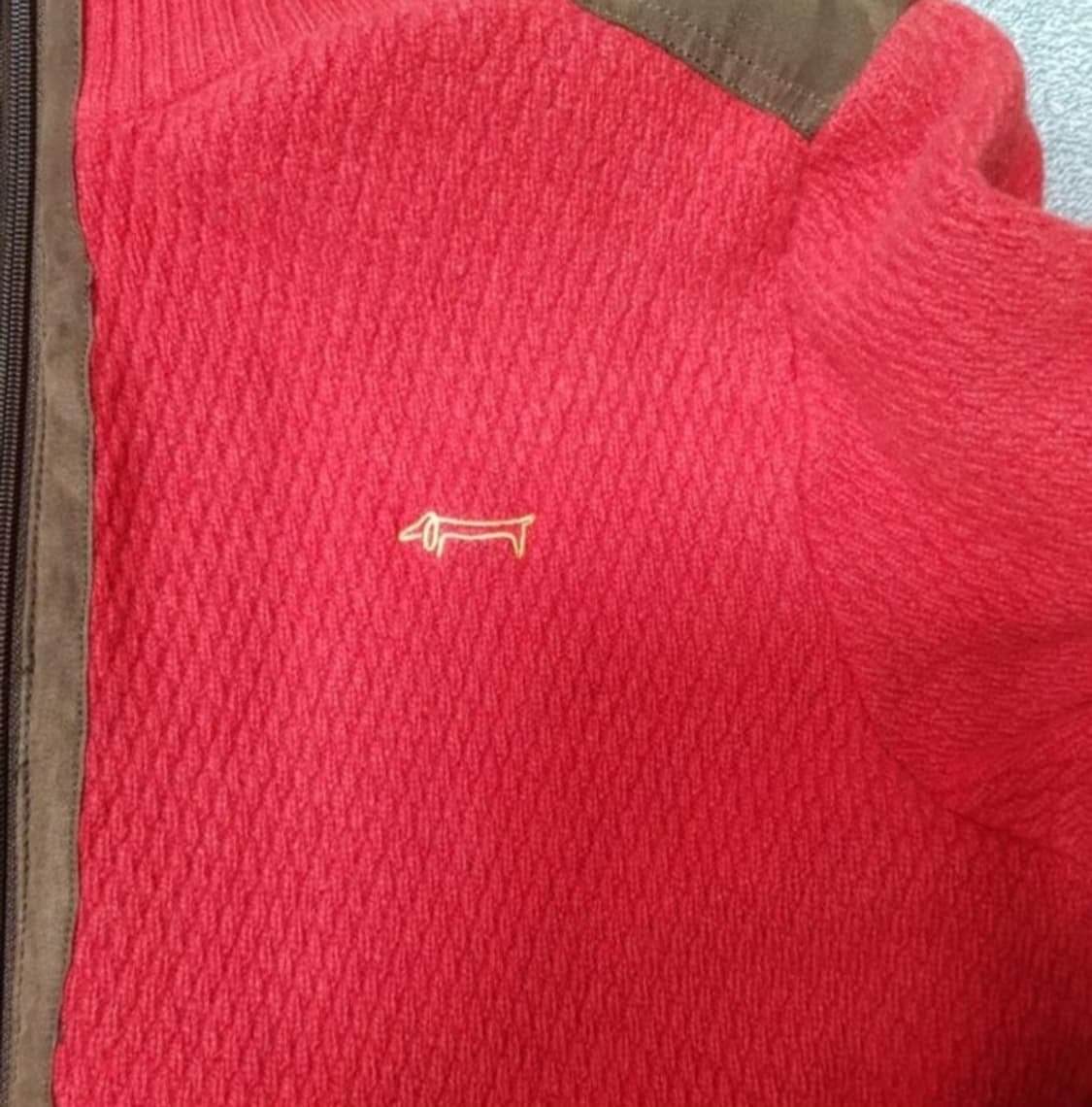 루이까스텔 스웨터 울 니트 집업 쟈켓 100 상품이미지5