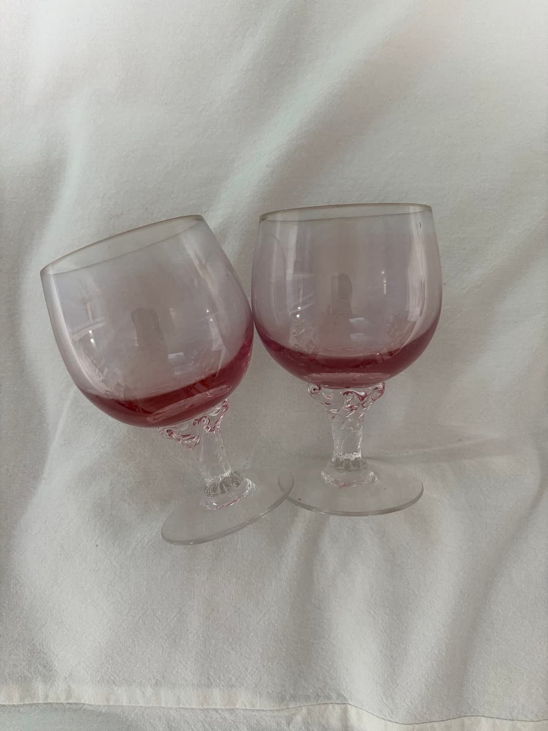 빈티지 와인글라스 2개 상품이미지1