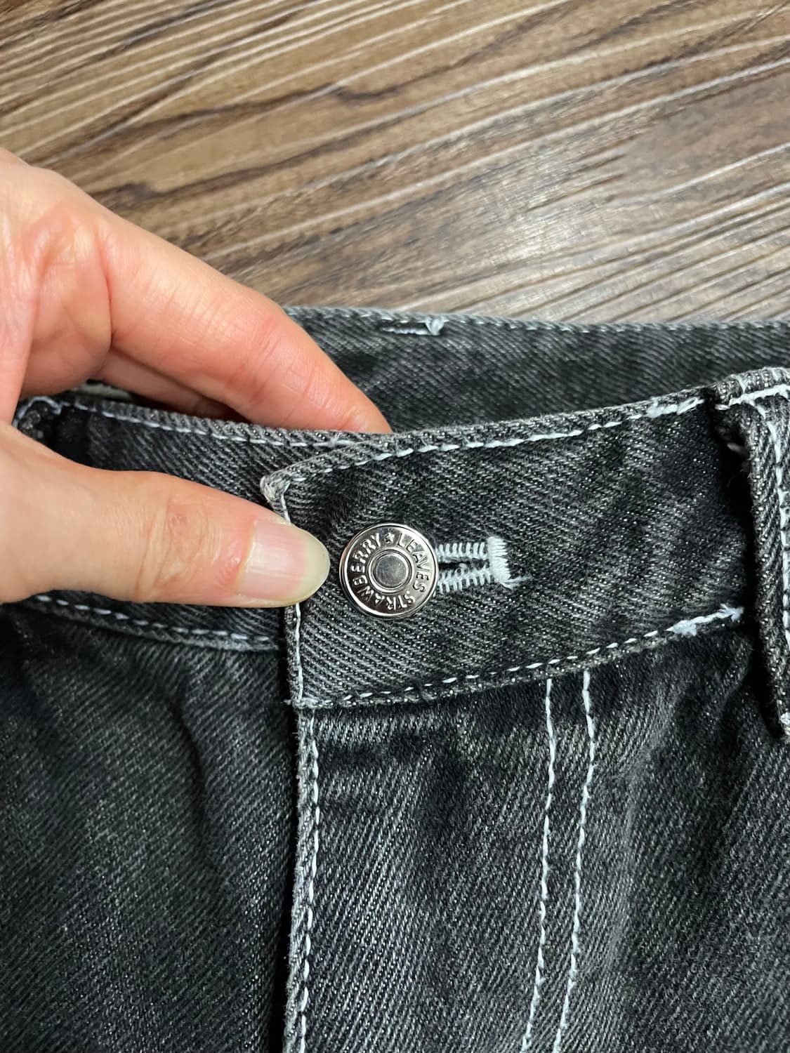 갤러리 디파트먼트 흑청 카펜터 데님 쇼츠 반바지 상품이미지4