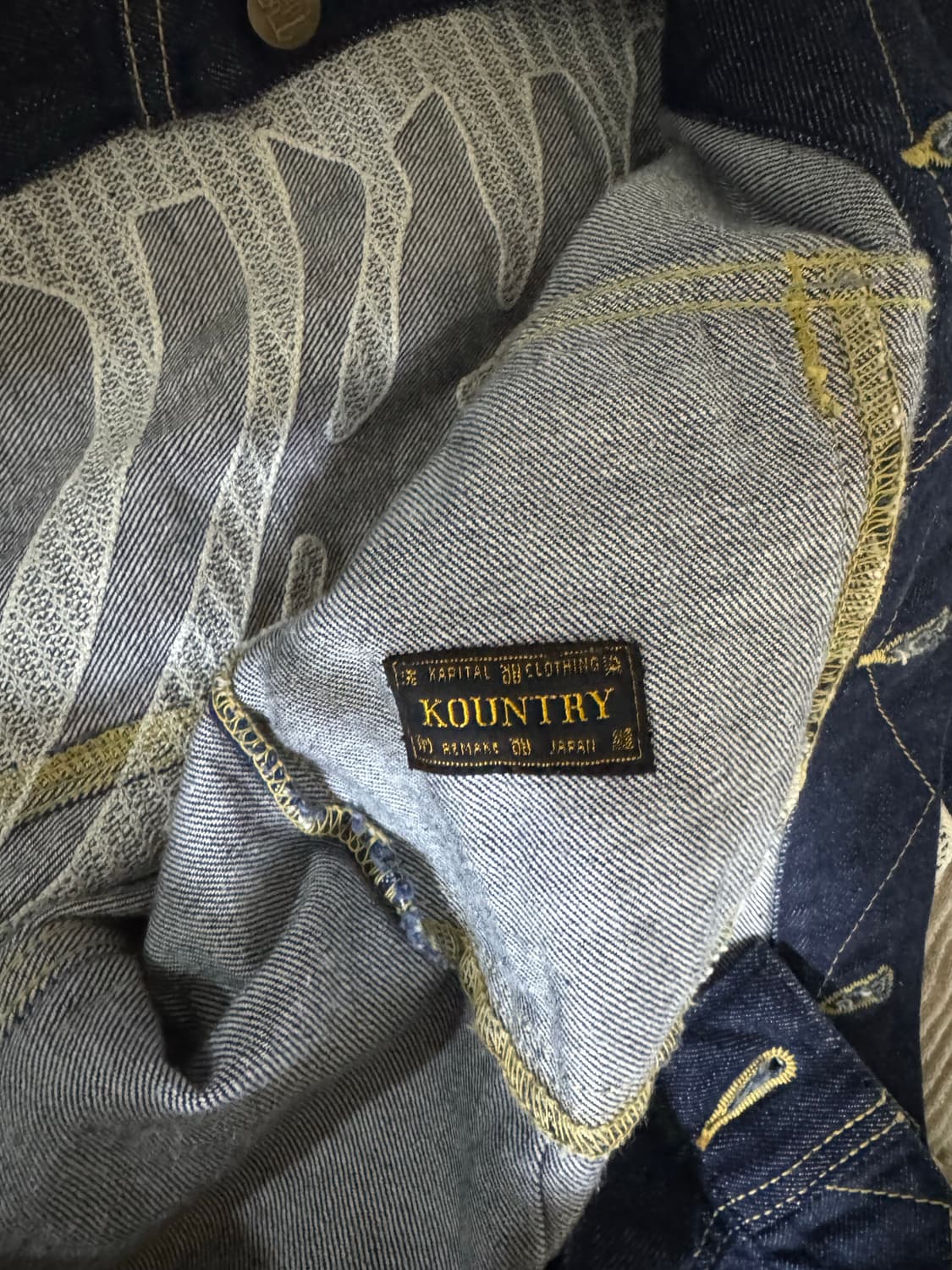 캐피탈 멕시칸 본 데님 자켓 상품이미지4