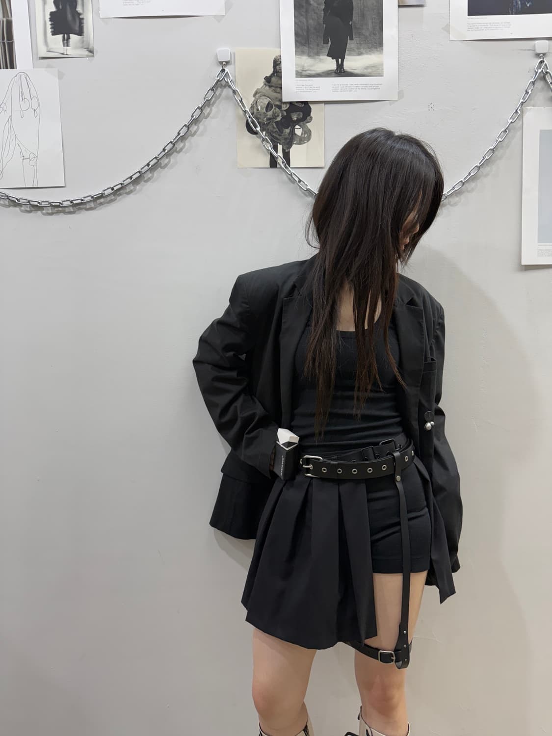혜인서 센스 익스클루시브 스모커벨트&스커트 세트 상품이미지1