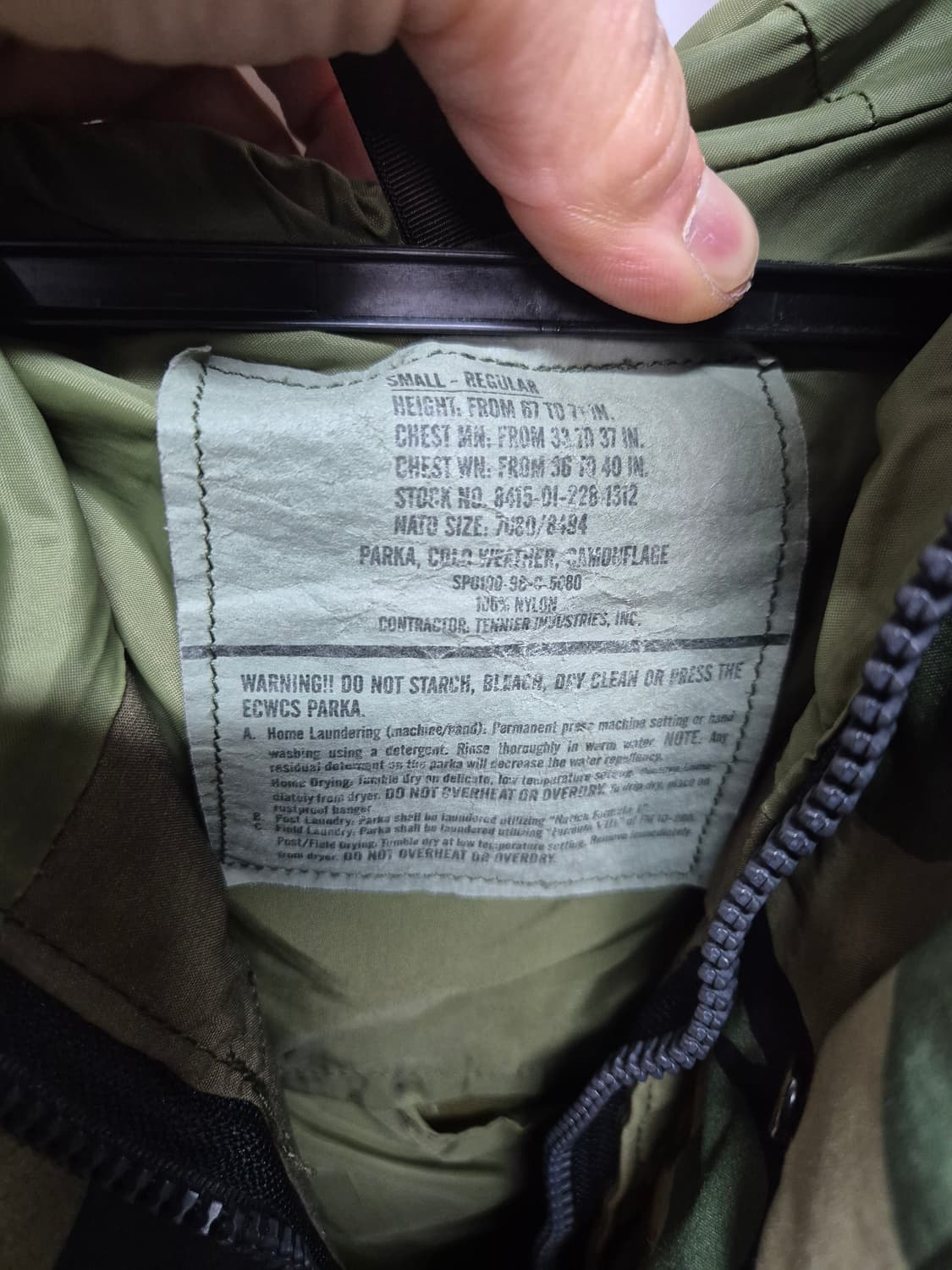 미군 우드랜드 고어택스 점퍼 상품이미지3