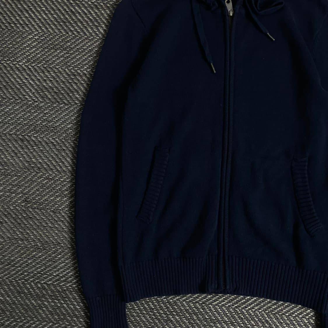 빈폴 미니멀 디테일 후드 니트 집업y 3022 상품이미지5