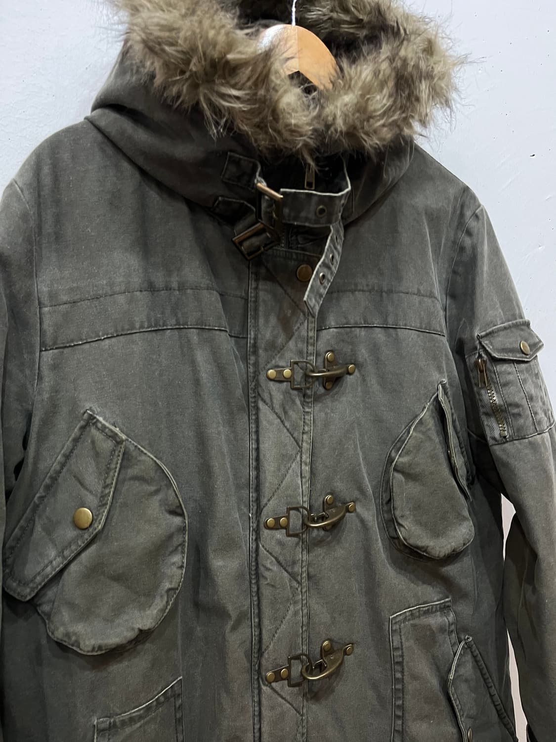 CRAZY ANGEL 파이어맨 퍼 야상 자켓 상품이미지2