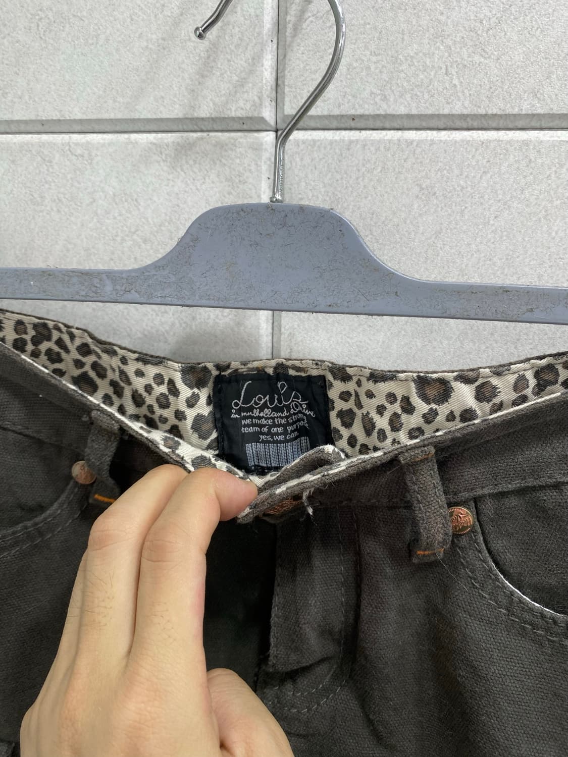  Y2K Cargo Pocket Leopard Skirts 상품이미지7