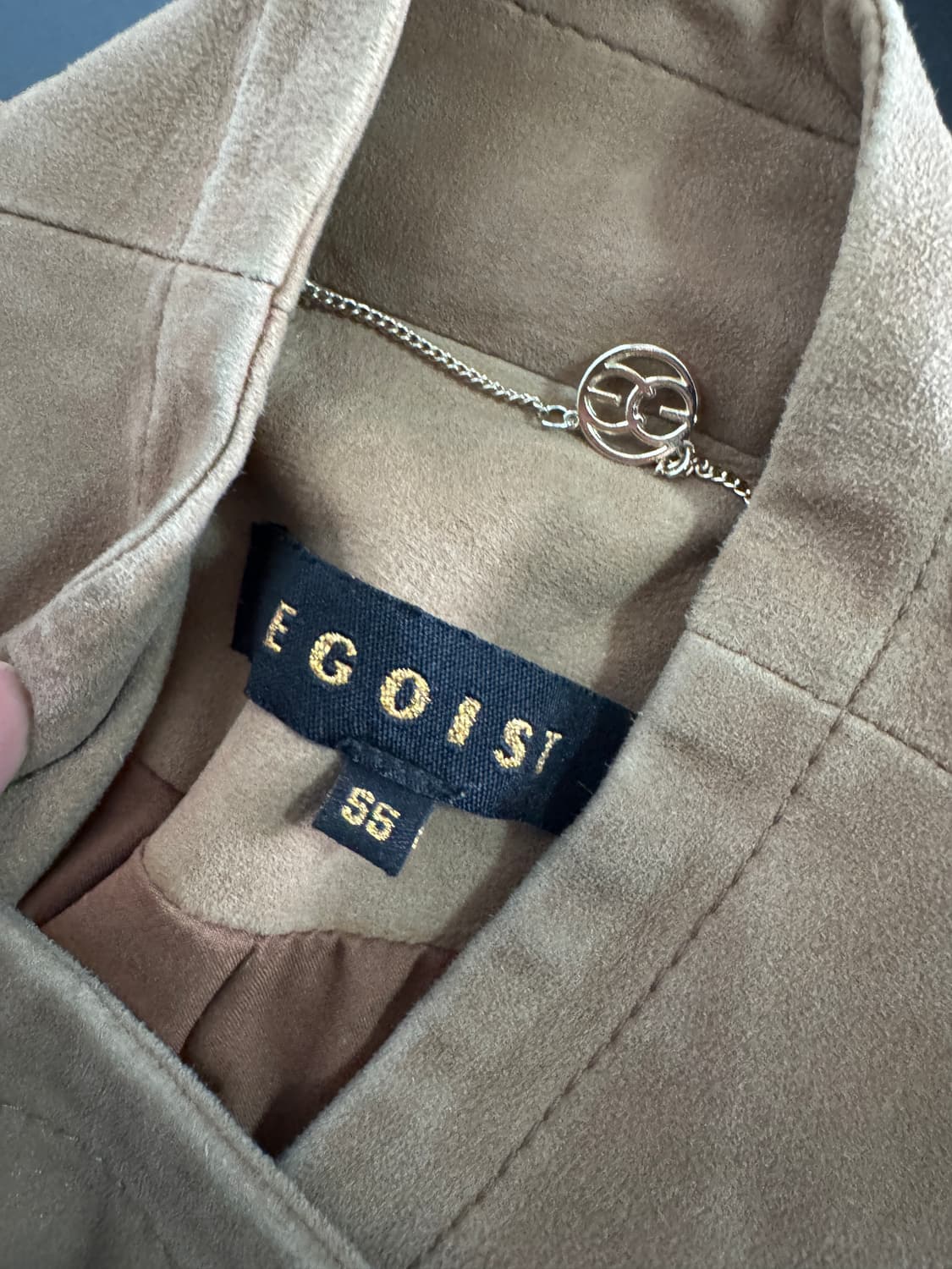 여성 에고이스트 리얼 양가죽 스웨이드 자켓 상품이미지3