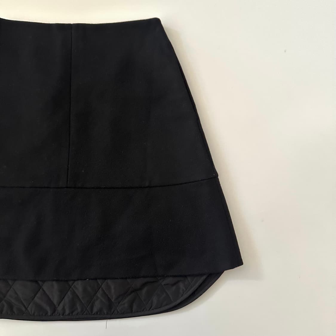 질샌더 jil sander navy 안감 퀼팅 스커트 상품이미지2