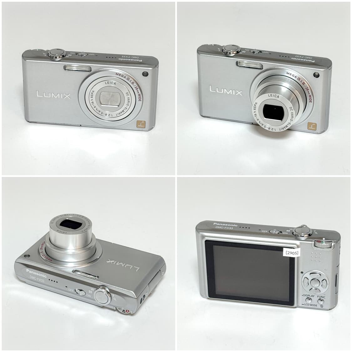 파나소닉 루믹스 FX33 실버 빈티지디카 상품이미지3