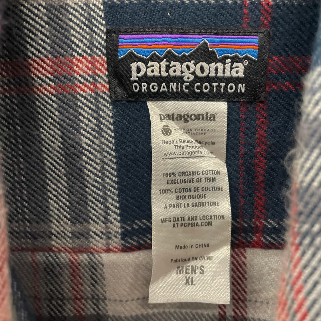 FA12 파타고니아 오가닉 코튼 포켓 플란넬 셔츠 상품이미지8