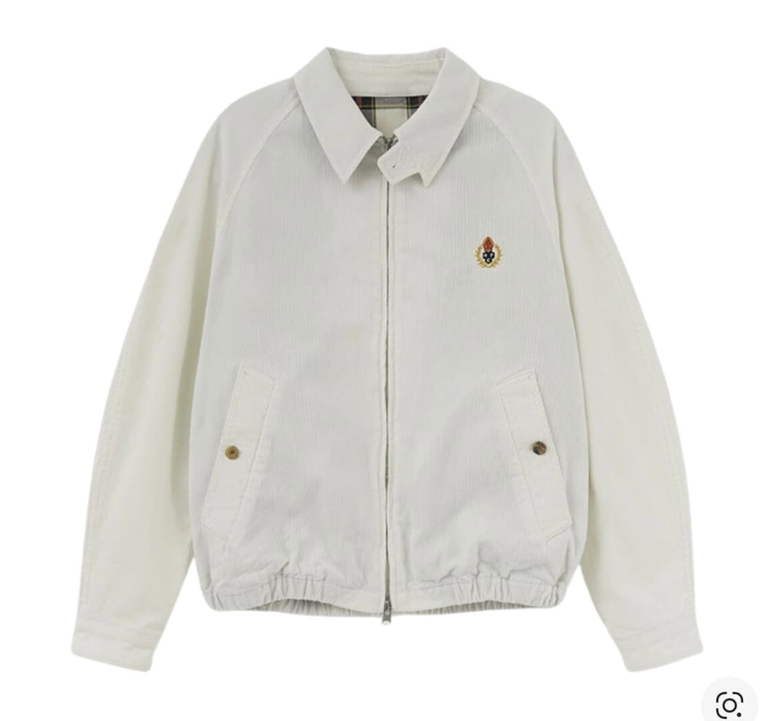 헤리티지플로스 코듀로이 블루종 화이트 s 상품이미지1