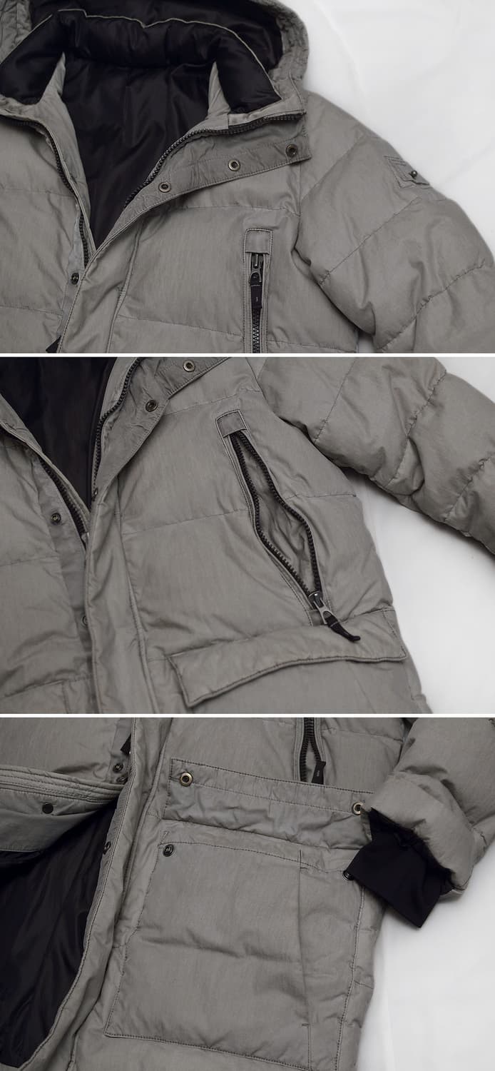 시리즈 (series) 투르쿠 피그먼트 구스다운 롱패딩 파카 (100+) 상품이미지8