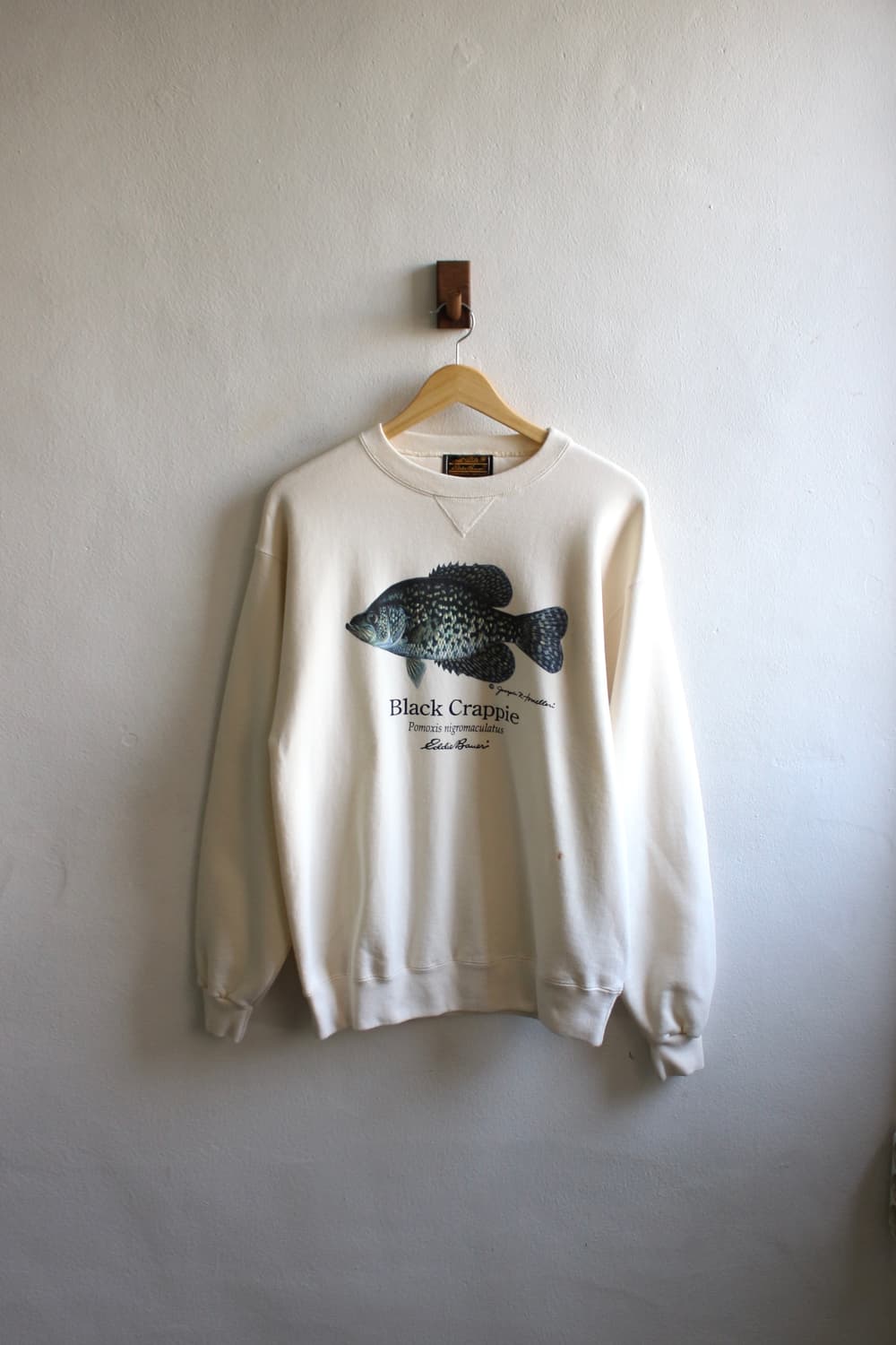 90s 에디바우어 피쉬 프린트 스웻셔츠 상품이미지1