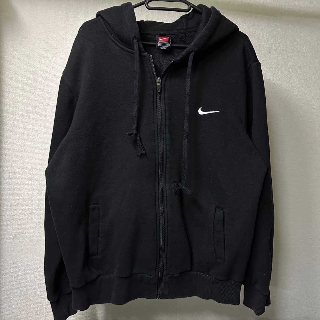 나이키 블랙 후드집업 상품이미지1