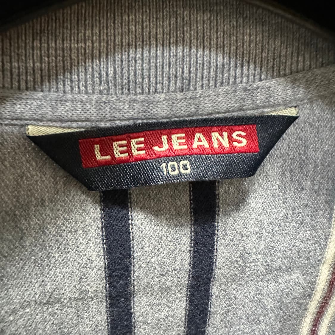 100 LEE 남자 긴팔 카라티 상품이미지3