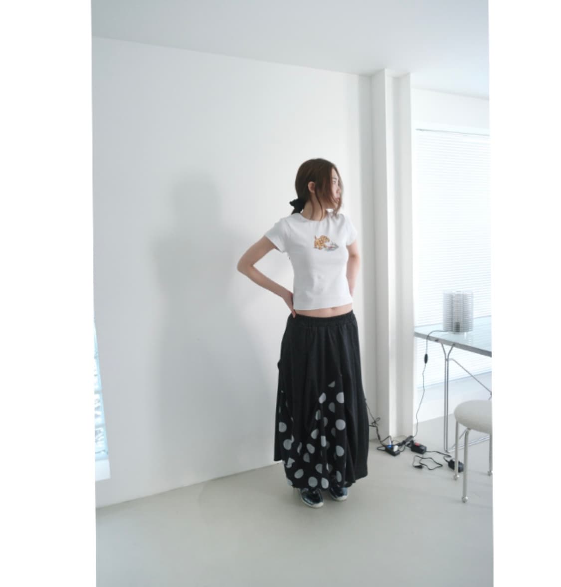 에프터먼데이 애프터먼데이 molly dot skirt 도트 스커트 치마 상품이미지2