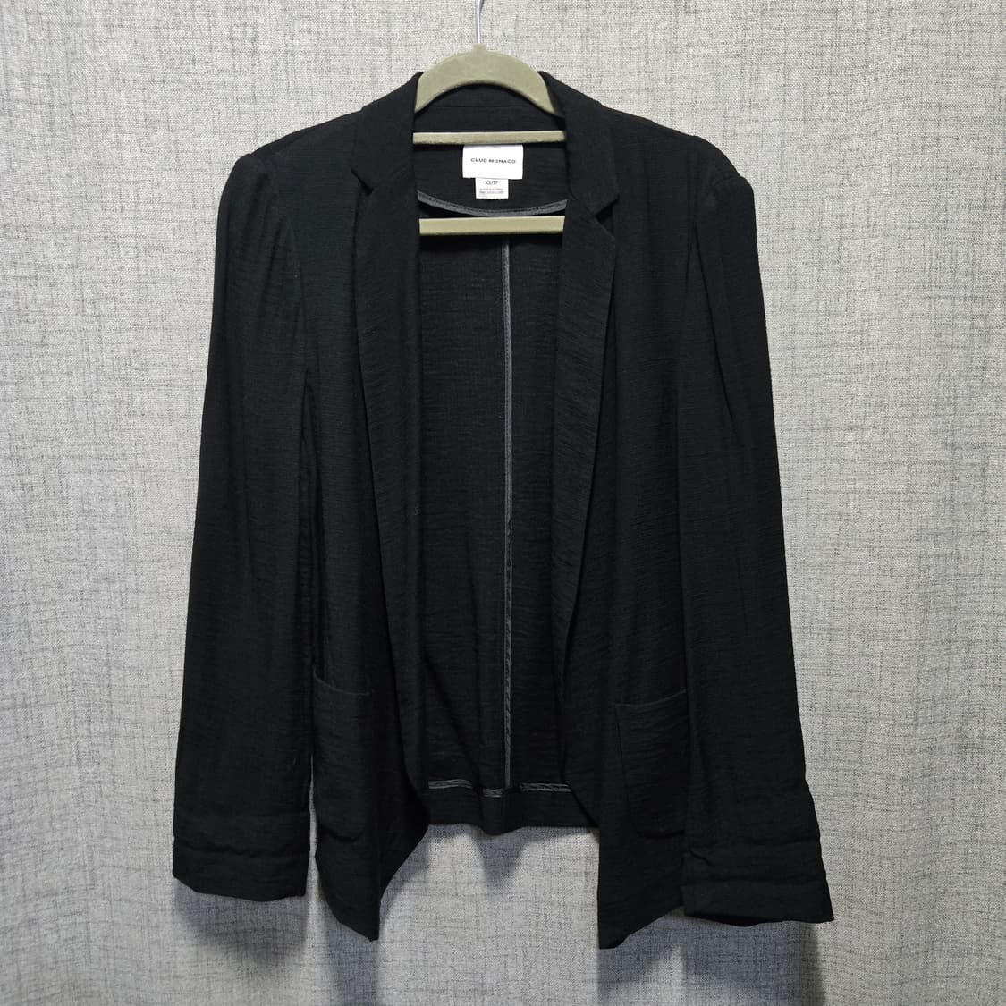 클럽모나코 블랙 레이온 자켓  상품이미지1