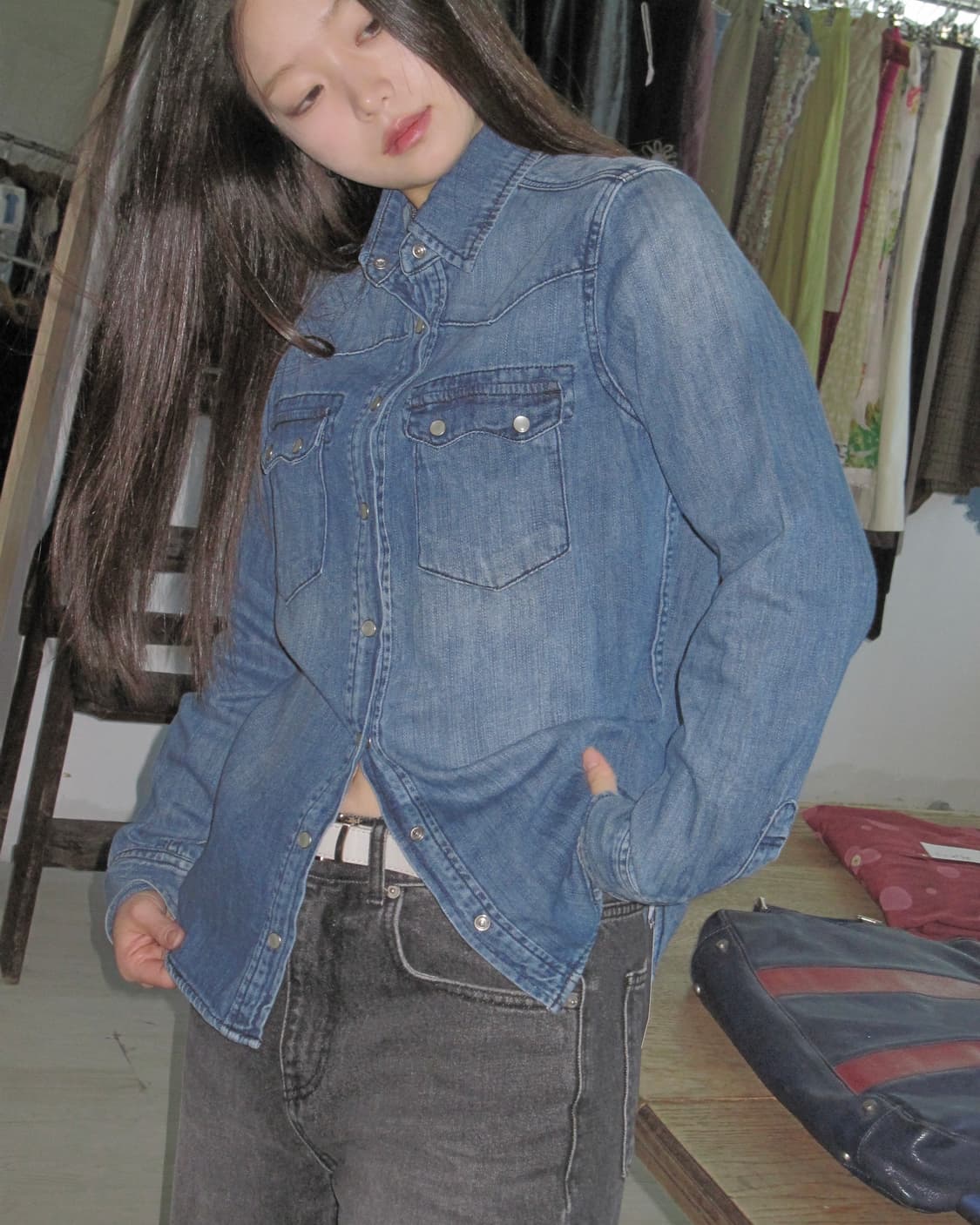 데님 셔츠  상품이미지1