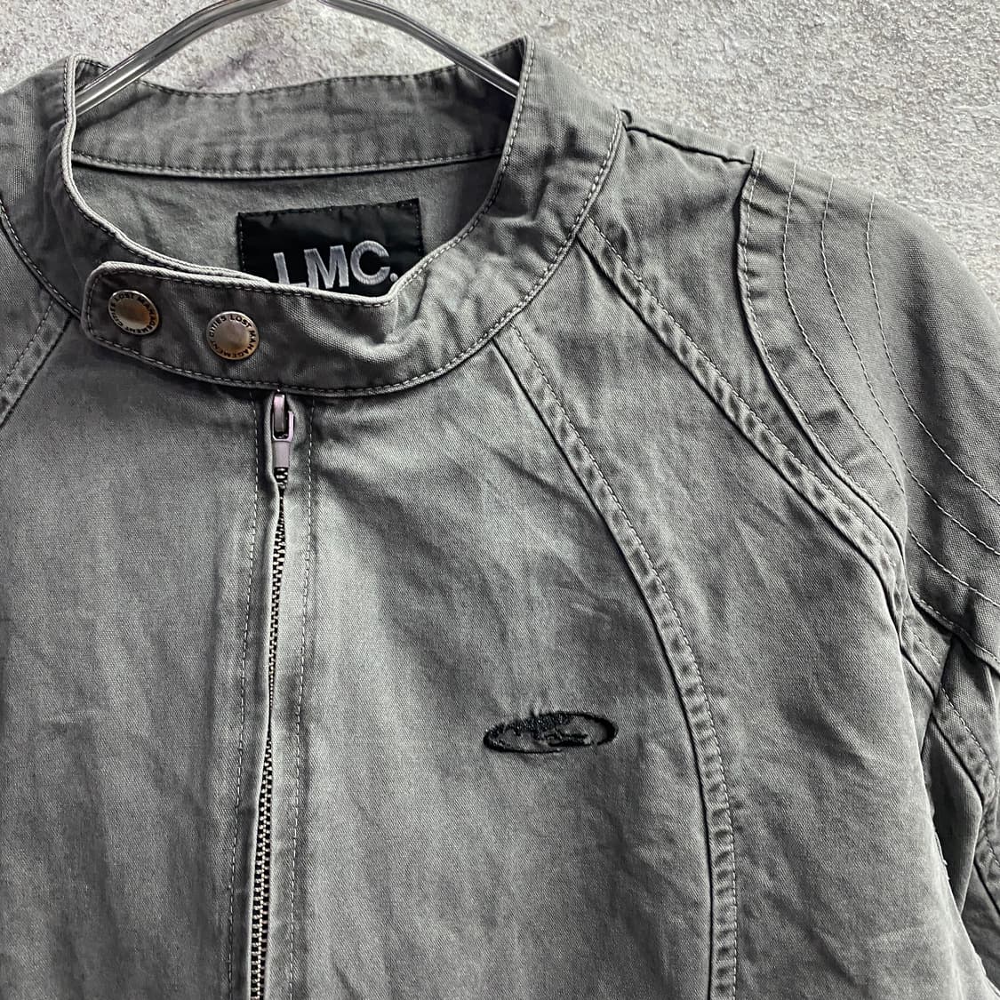 LMC 피그먼트 글로브 바이커재킷 그레이 A8 상품이미지3