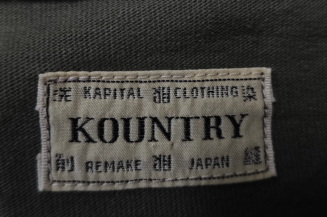 (os) 캐피탈 투톤 빅 포켓 본 반팔 티셔츠 초판 상품이미지3