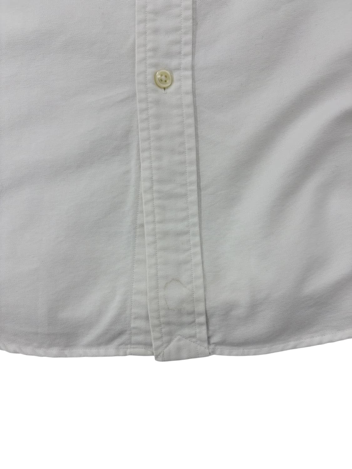 폴로 슬림핏 셔츠 화이트 (S) 상품이미지4