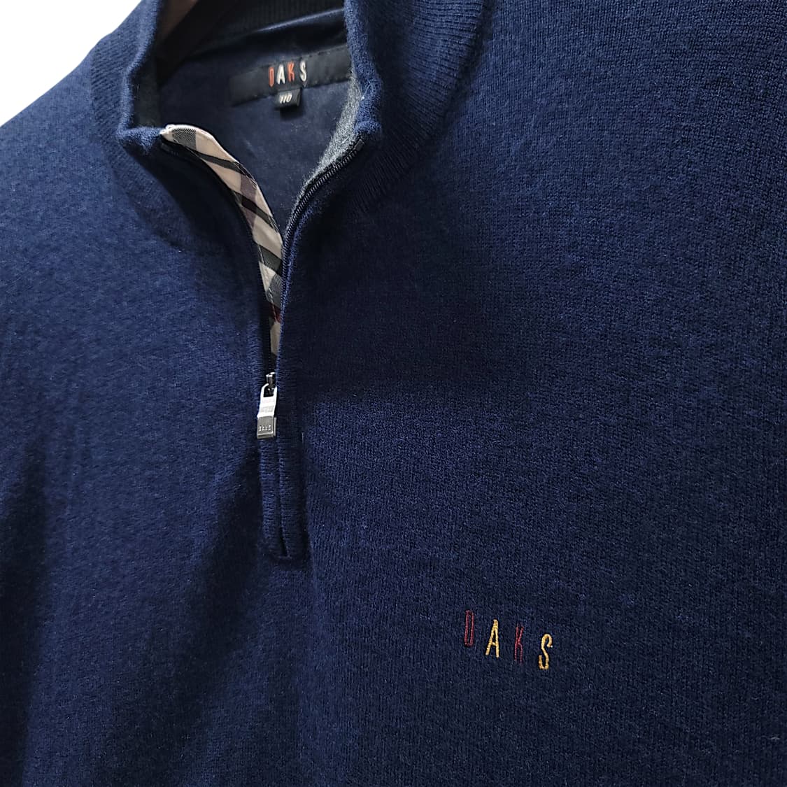 [110] 닥스 네이비 하프집업 모 스웨터 니트 상품이미지5