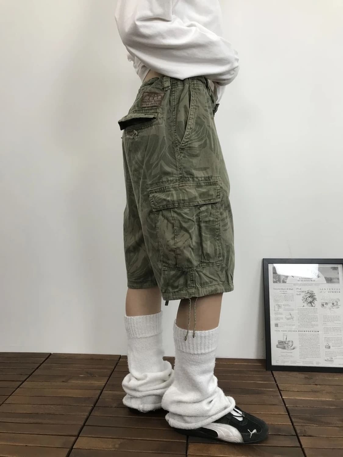 Next Tropical Cargo Shorts Khaki 상품이미지2