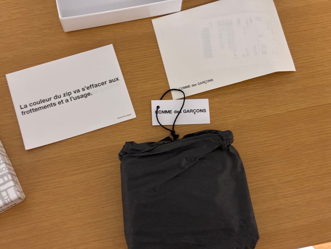 Cdg wallet very black 상품이미지4