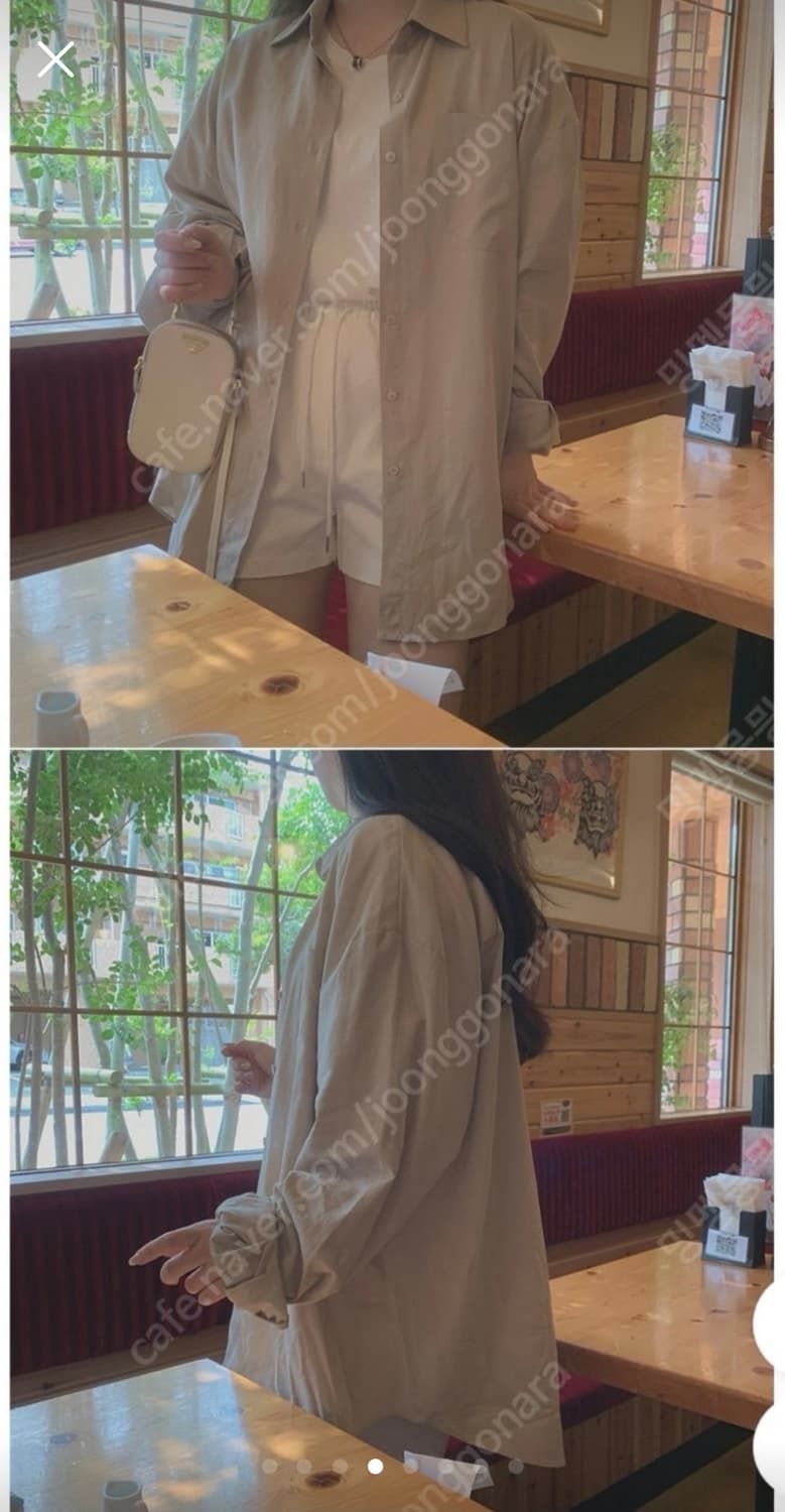 하비언니 자체제작 소프트 오버핏 셔츠 남방 상품이미지5