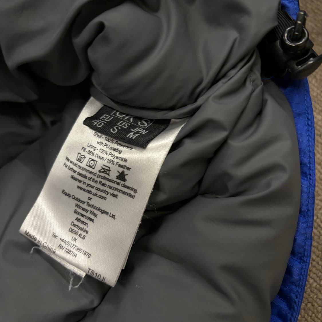 rab 랩 퍼텍스 다운 패딩 m  상품이미지7