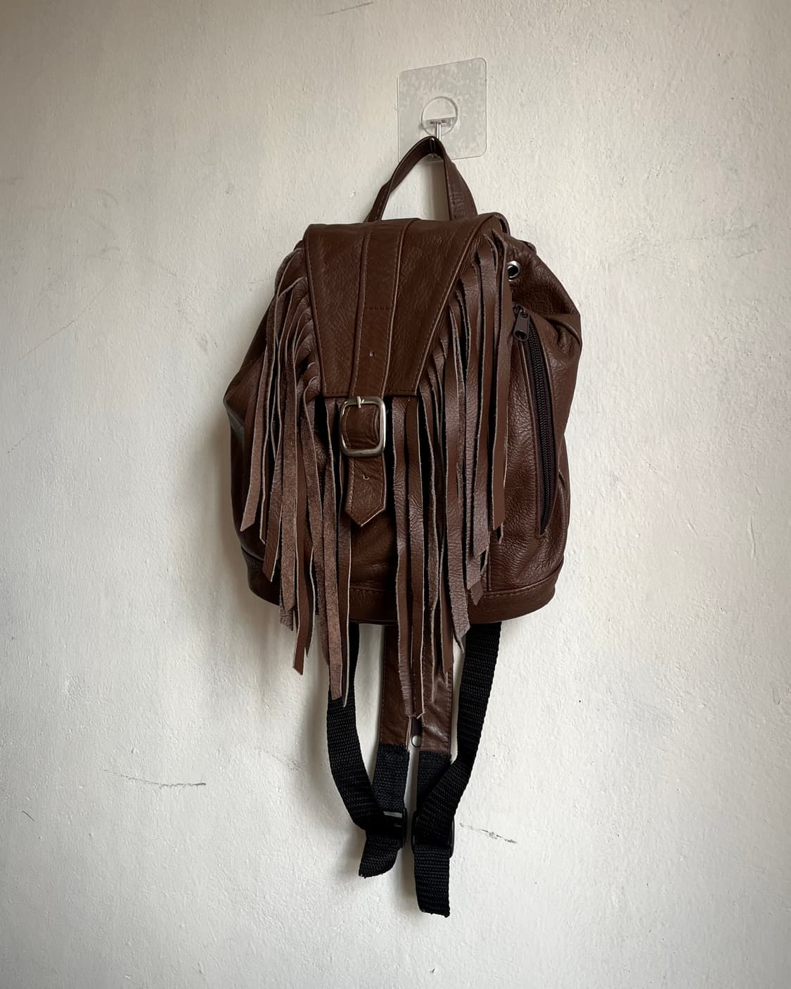 1980-90s Sercal Leather Fringe 2-Way Bag 상품이미지4