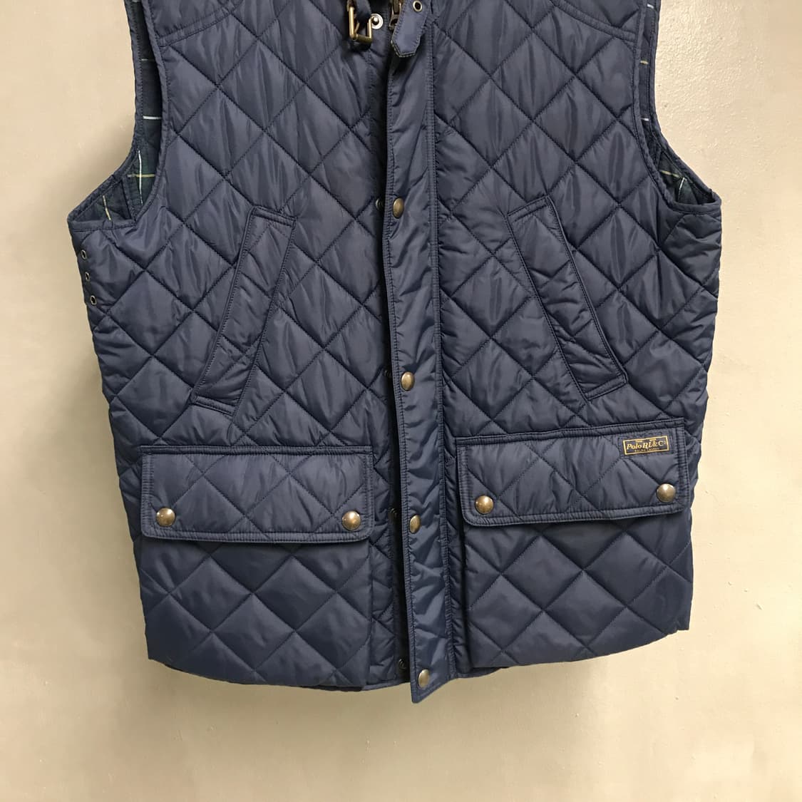 폴로 랄프로렌 퀄팅 베스트 네이비 L 상품이미지3