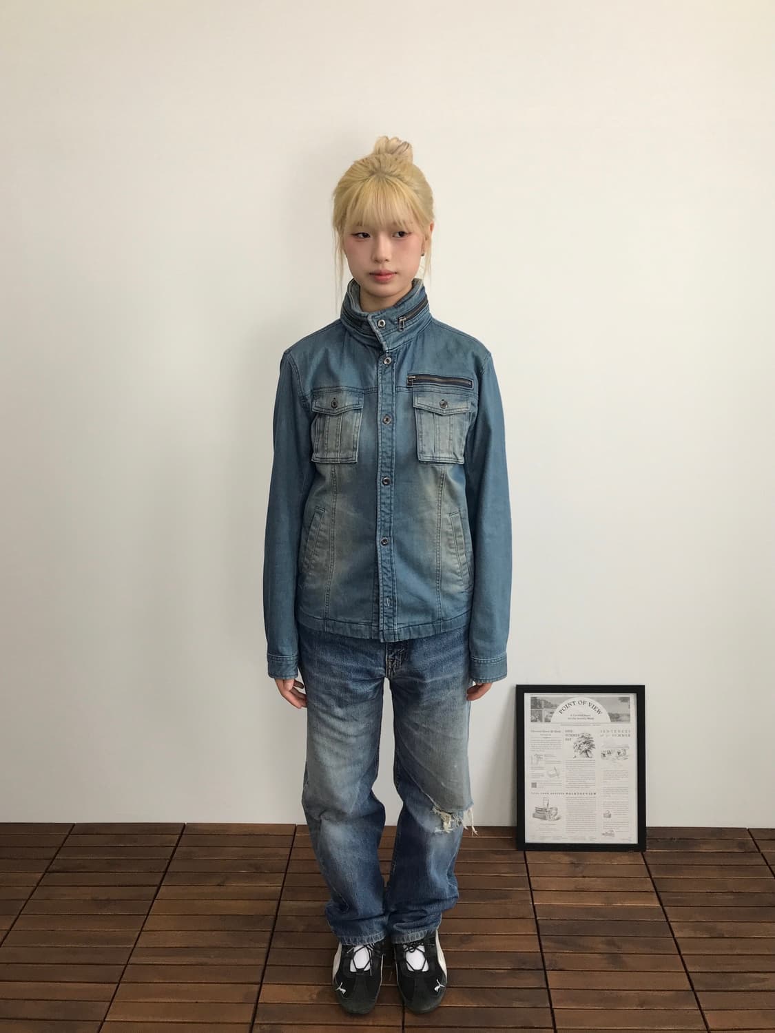 Vogush Light Fade Denim Jacket 상품이미지1