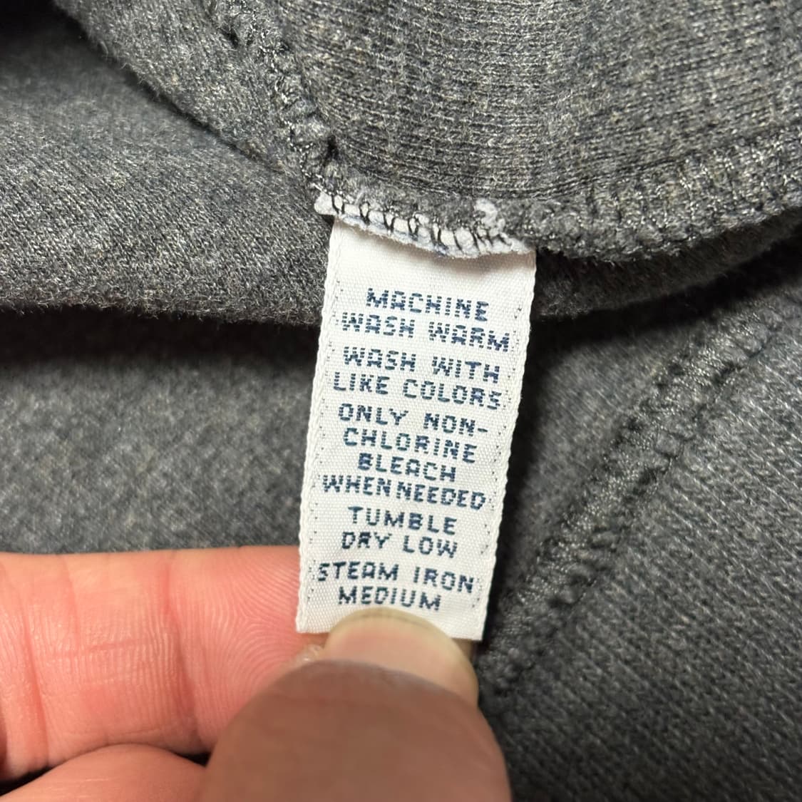 M 폴로랄프로렌 챠콜 코튼 브이넥 맨투맨 상품이미지5