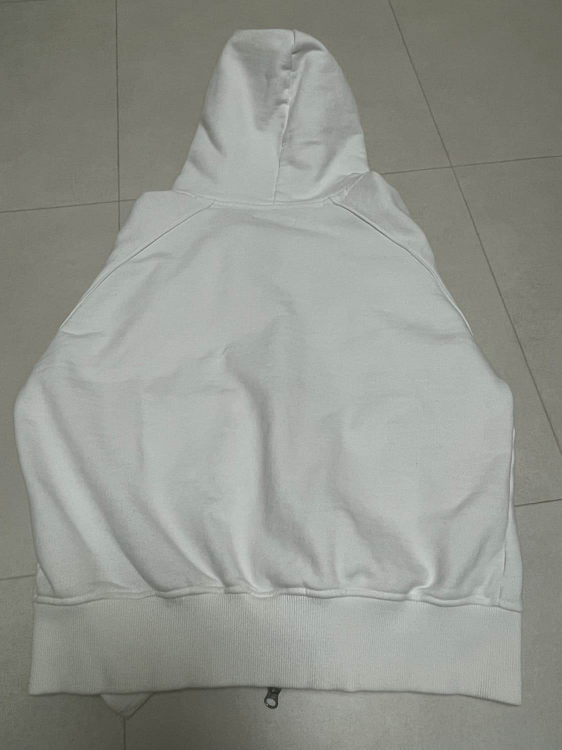 코이세이오 러플 레이스 후드 집업 화이트 상품이미지7